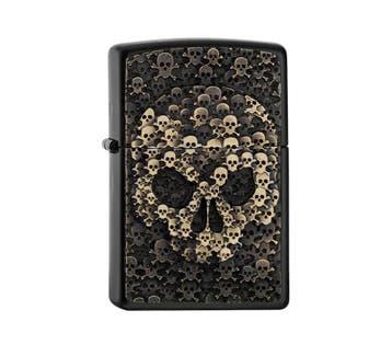 Zippo Skulls in skull, Verzenden, Nieuw, Aansteker