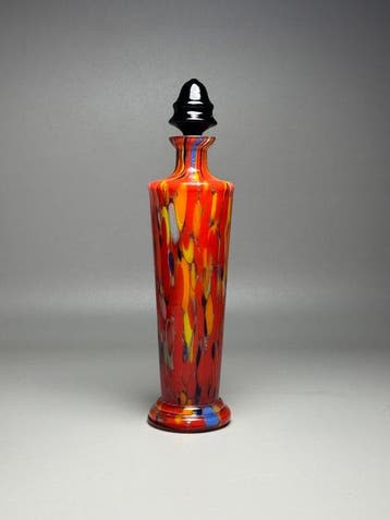 Franz Welz - Bohemia - Parfumfles - Art Deco - spotterglas -