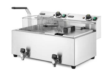 Hendi Profi Line Friteuse Aftapkraan | 8+8 Liter | 230v 610x, Ophalen of Verzenden, Nieuw in verpakking