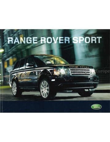 2007 RANGE ROVER SPORT BROCHURE ENGELS, Nieuw, Author