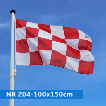 NR 204: Vlag Noord-Brabant 100x150cm premium, Nieuw