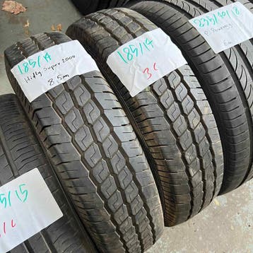 2 x Hifly 185-80-14 C Zomerbanden 8,5mm, 14 inch, Band(en), Zomerbanden, Bestelwagen
