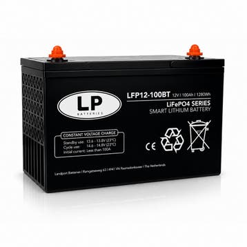 Landport (LP) SMART Lithium accu LFP V12-100 LiFePo4 12 volt, Caravans en Kamperen, Caravan accessoires, Ophalen of Verzenden
