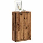 vidaXL Schoenenkast 59x35x100,5 cm bewerkt hout oud, Verzenden, Nieuw