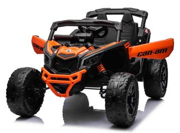 CAN-AM 24Volt Oranje 1 zits buggy, 4WD, leder, Mp4 TV, Ophalen of Verzenden, Nieuw