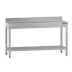 GGM Gastro | RVS werktafel ECO - 1600x600mm - met onderschap, Verzenden, Nieuw in verpakking, Meubilair