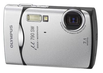 Olympus Mju µ 790 SW Digitale Compact Camera - Zilver, Verzenden, Zo goed als nieuw