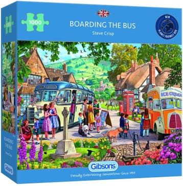 Boarding the Bus Puzzel (1000 stukjes) | Gibsons - Puzzels, Verzenden, Nieuw