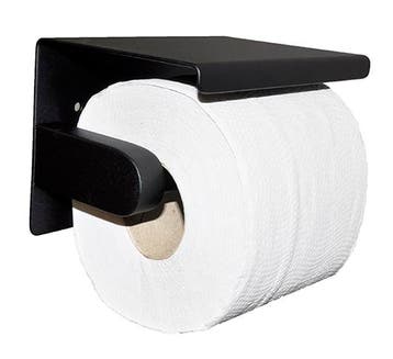 Brush toiletrolhouder mat-zwart, Verzenden, Nieuw