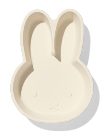 HEMA Nijntje bord 17.5x12.9cm siliconen crème, Verzenden, Nieuw