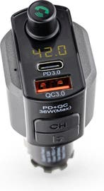 Caliber PMT567BT - FM transmitter met Bluetooth - USB C en A, Auto diversen, Verzenden, Nieuw