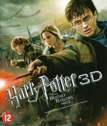 Harry Potter 7 and the deathly hallows part 2 3D en 2D, Cd's en Dvd's, Blu-ray, Ophalen of Verzenden, Zo goed als nieuw