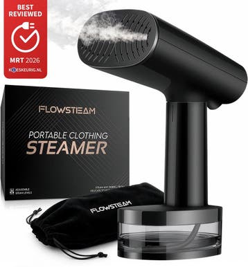 FLOWSTEAM® Luxe Kledingstomer - Handstomer &amp; Reisstomer, Ophalen of Verzenden, Zo goed als nieuw
