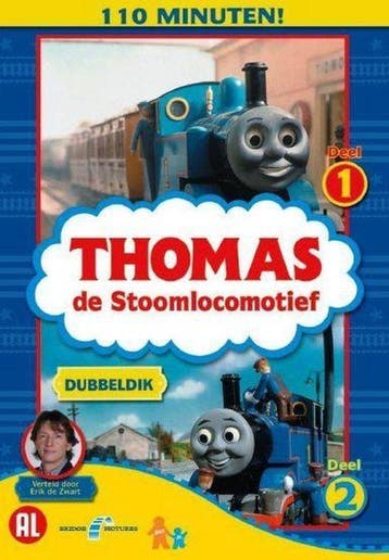 Thomas de stoomlocomotief dubbeldik deel 1 (dvd tweedehands, Ophalen of Verzenden, Zo goed als nieuw