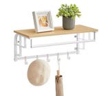 Wandgarderobe Met Plank – 5 Haken en Ophangstang, Kleding | Dames, Kledingrekken, Verzenden, Nieuw