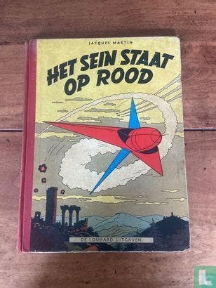 Lefranc - Het sein staat op rood - 1954, Boeken, Stripboeken, Eén stripboek, Verzenden, Gelezen, Martin, Jacques.