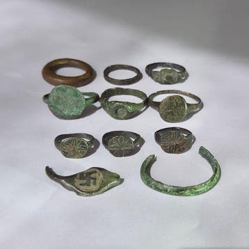 Middeleeuws Brons ringen (Zonder minimumprijs)