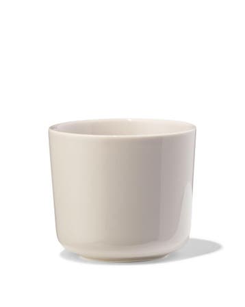 HEMA Koffiekopje 200ml Knap new bone china grijs, Verzenden, Nieuw