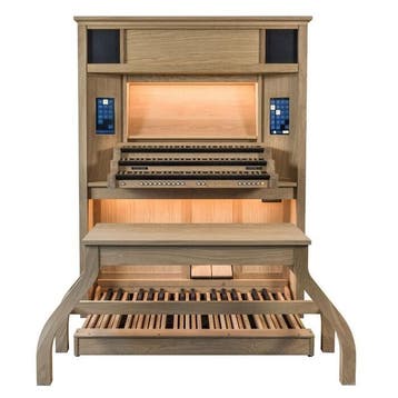 Content Cambiare 315 HW/SW blank eiken orgel, Nieuw