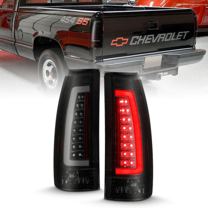 ANZO 1999-2000 Cadillac Escalade LED Taillights Black, Auto-onderdelen, Verlichting, Ophalen of Verzenden