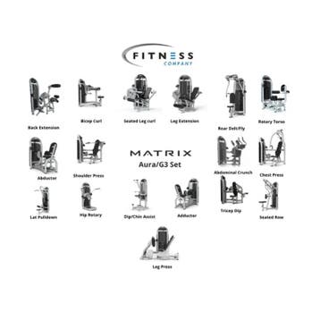 Matrix - Aura G3 - Kracht Set - 17 Apparaten (lease), Sport en Fitness, Fitnessmaterialen, Ophalen of Verzenden, Nieuw