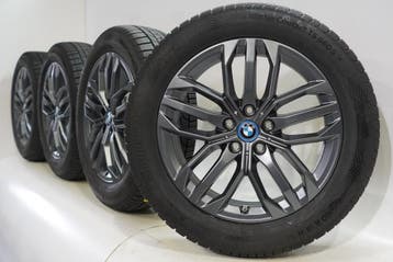 BMW X1 iX1 U11 BEV X2 iX2 U10 879 18 inch velgen Continental, 18 inch, Gebruikt, Velg(en), Winterbanden