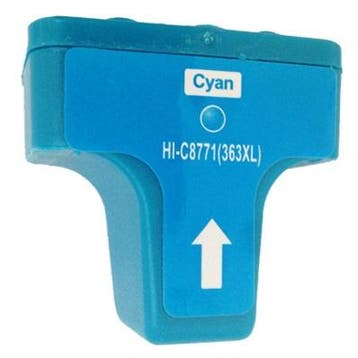 Huismerk HP 363 cartridge cyaan, Computers en Software, Printerbenodigdheden, Verzenden, Nieuw, Huismerk