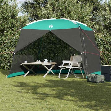 vidaXL Muskietentent met dak Zeegroen 320 x 320 x 218 cm, Verzenden, Nieuw, Tot en met 2