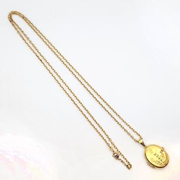 Ketting met hanger - 18 karaat Geel goud