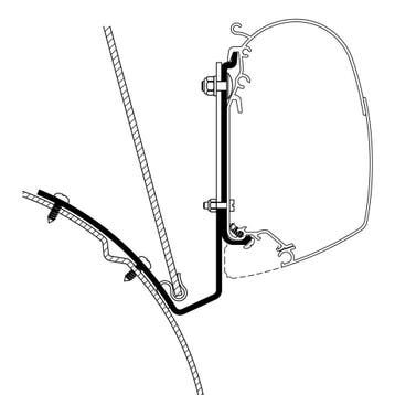 Thule VW T4 Liftroof Adapter, Ophalen of Verzenden, Nieuw