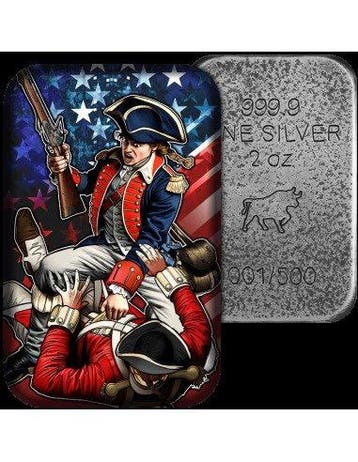Verenigde Staten. Silver bar 2024 Independence Day, 2 Oz