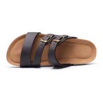 Nieuwe Sandalen met Drie Bandjes | Kurk en PVC-leer Sandalen, Kleding | Dames, Schoenen, Verzenden, Nieuw, Sandalen of Muiltjes