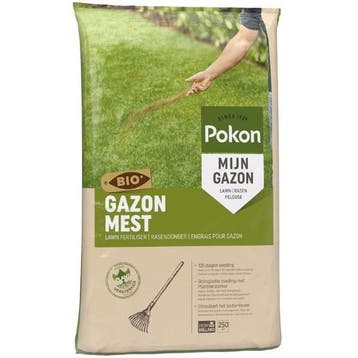 Pokon bio gazonmest | 250 m² (17 kg), Verzenden, Nieuw