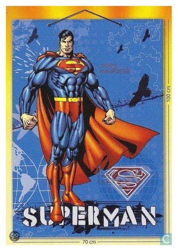 Superman Textile Banner, Huis en Inrichting, Ophalen of Verzenden, Nieuw
