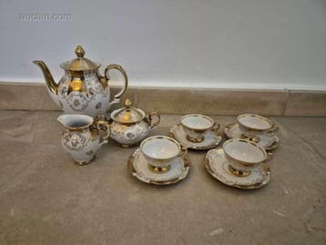 11-delig porseleinen koffie- /theeservies..., Nieuw