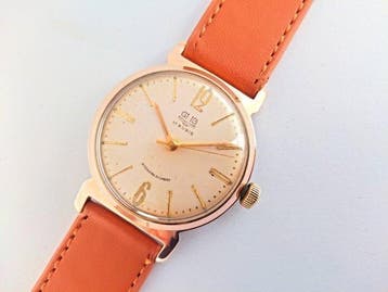 GUB Glashütte - cal. 70.1 mens gold plated Germany - Zonder, Sieraden, Tassen en Uiterlijk, Horloges | Heren, Nieuw