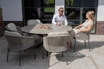 Prado Florence dining tuinset 130xH75 cm rond 5 delig, Tuin en Terras, Ophalen of Verzenden, Nieuw
