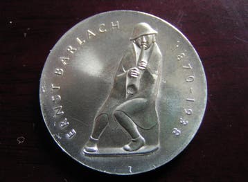 Ddr 5 Mark 1988 Ernst Barlach Nickelsilver, Verzenden