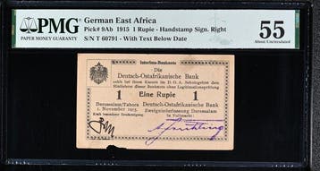 Duits Oost-Afrika. - 1 Rupie - 1915 - Pick 9Ab (Zonder, Postzegels en Munten