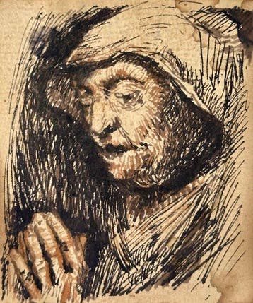 Rembrandt Van Rijn (1606-1669), Kring van - Studio per il, Antiek en Kunst, Kunst | Schilderijen | Klassiek