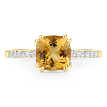 Zonder minimumprijs - Ring - 14 karaat Geel goud - 1.50ct., Nieuw