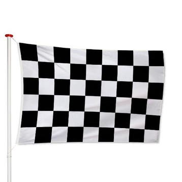 Finish vlag formule 1 40x60cm, Verzenden, Nieuw