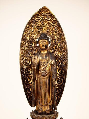 Buddha Amitabha standing statue  Amida Nyorai - Beeld