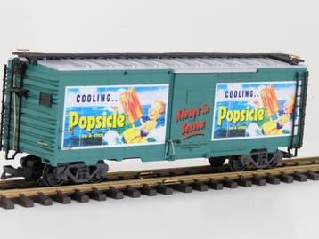 LGB 48913 Popsicle®-Boxcar Always in Season (Goederenwagons, Overige typen, Nieuw, Ophalen of Verzenden, LGB