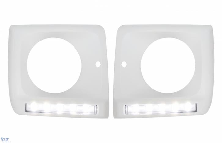 Koplamp kappen Mercedes G-Klasse W463 Wit LED, Auto-onderdelen, Overige Auto-onderdelen, Ophalen of Verzenden