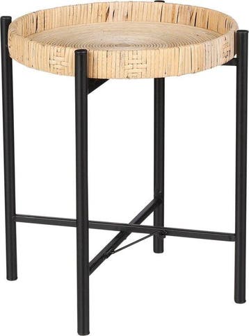 2dekans | Mica Decorations Kaj Bijzettafel - H40 x Ø30 cm -, Ophalen of Verzenden, Zo goed als nieuw