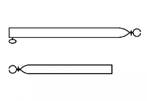 Campking Verandastang 22/19mm 120-200cm Basic, Nieuw