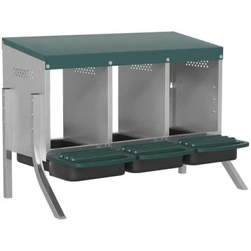 Legnest Voor Kippen, Afrolnest Met Ventilatiegaten, 3 Vakken, Verzenden, Nieuw