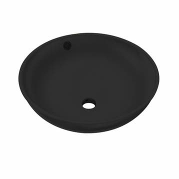 Waskom Best Design Ancona Opbouw Ø38cm x16cm Hoog Mat Zwart, Ophalen of Verzenden, Nieuw