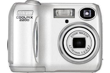 Nikon Coolpix 2200 Digitale Compact Camera - Zilver, Audio, Tv en Foto, Fotocamera's Digitaal, Verzenden, Zo goed als nieuw